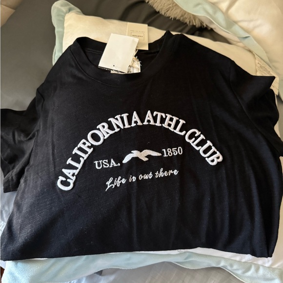 Reflex Black California Athl Club Tee - Picture 2 of 6